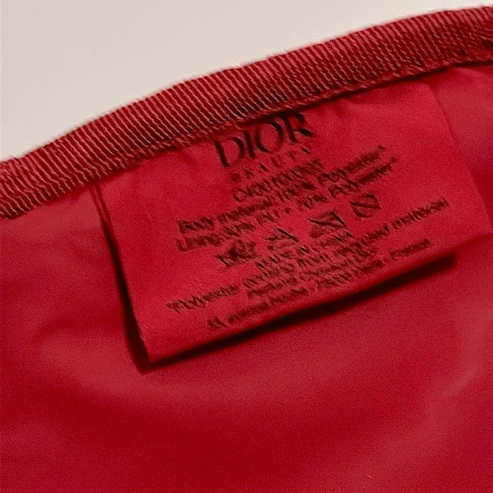 Dior red makeup